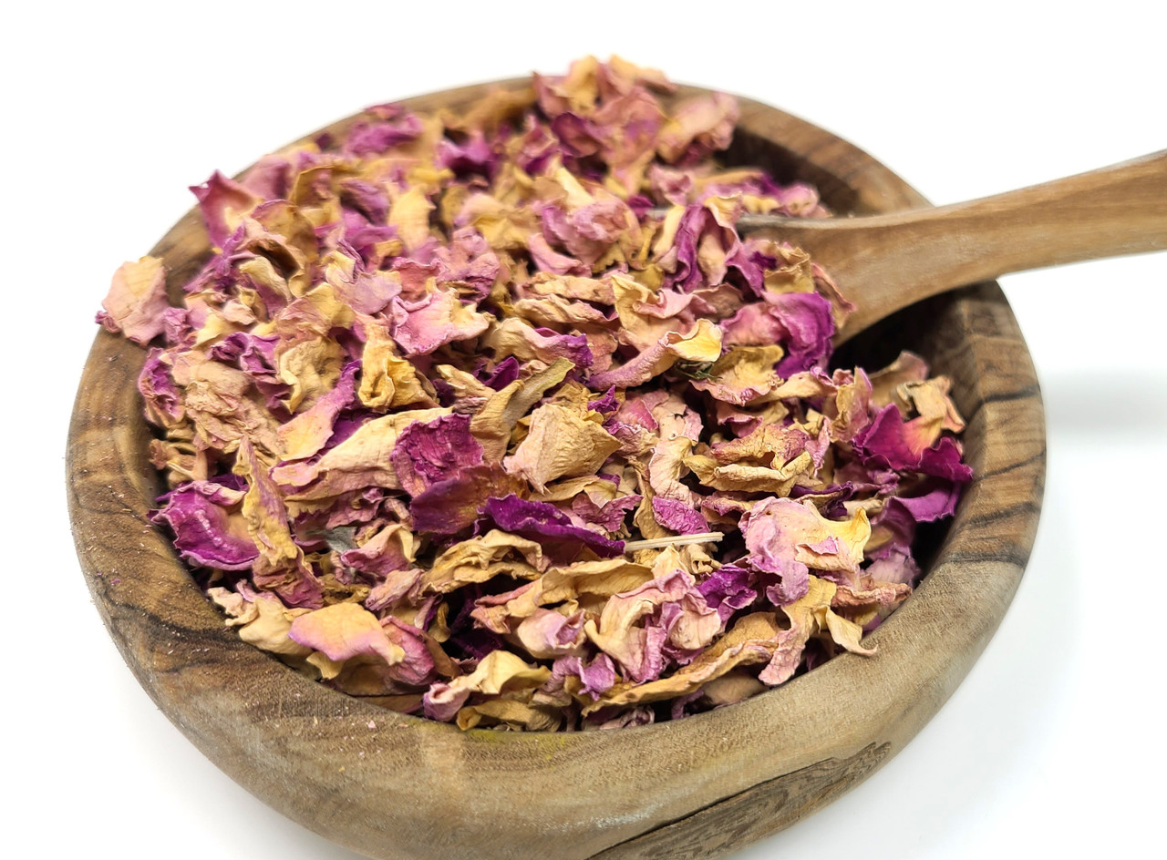 1 oz EDIBLE PINK ROSE PETALS Tea Dried Flowers Bud Flower Potpourri Soap  Culinary 1.5 CUPS - THE GOURMET ROSE